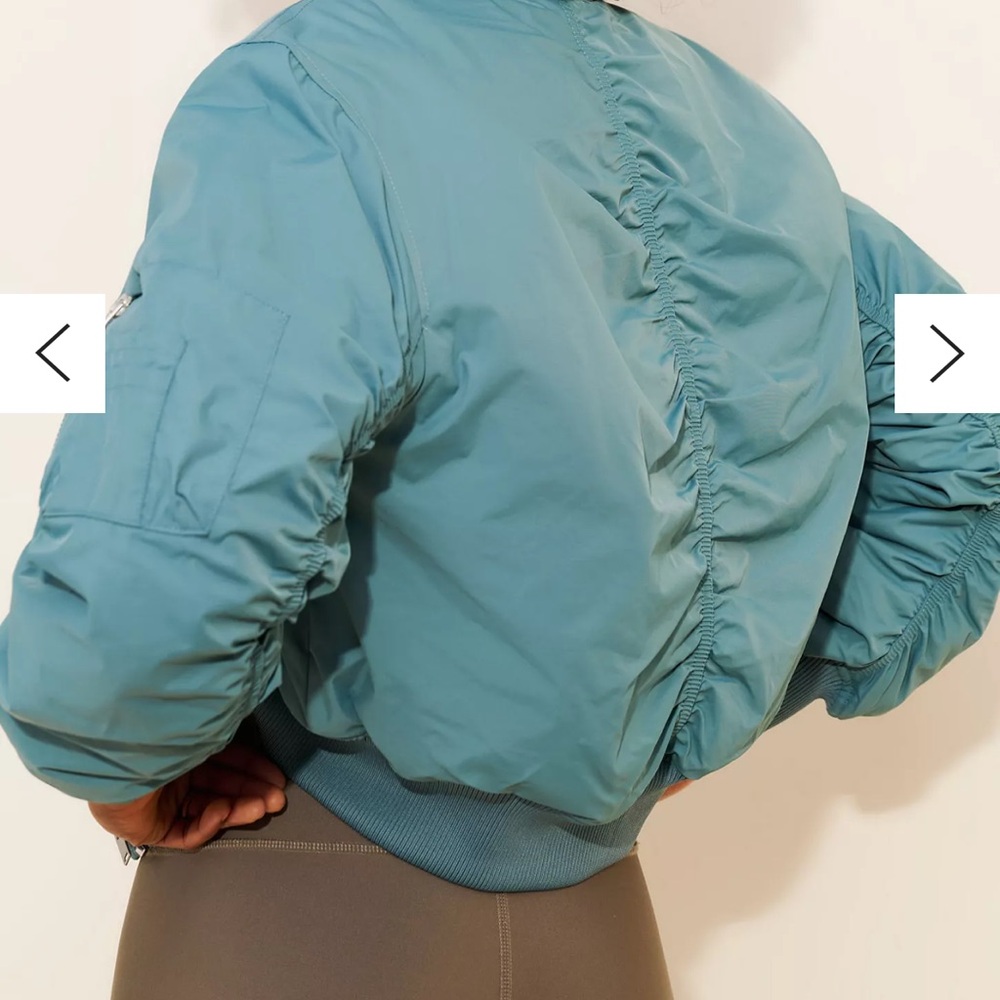 BDG Charlie Barrel Sleeve Bomber Jacket - Picture 6 of 6